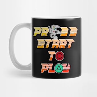 Press Start to Play Mug